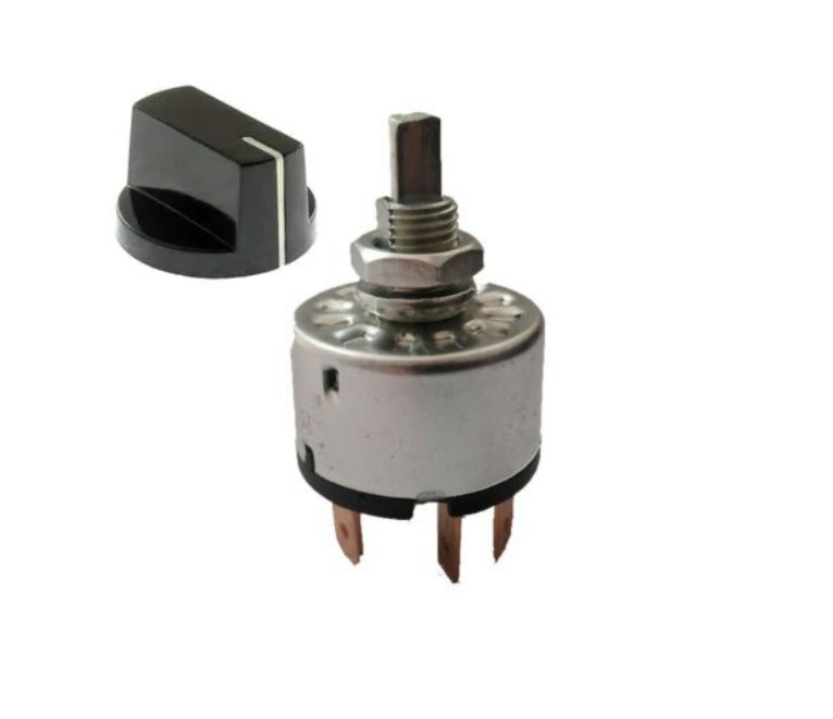 4 Position 3 Speed Selector Rotary Switch