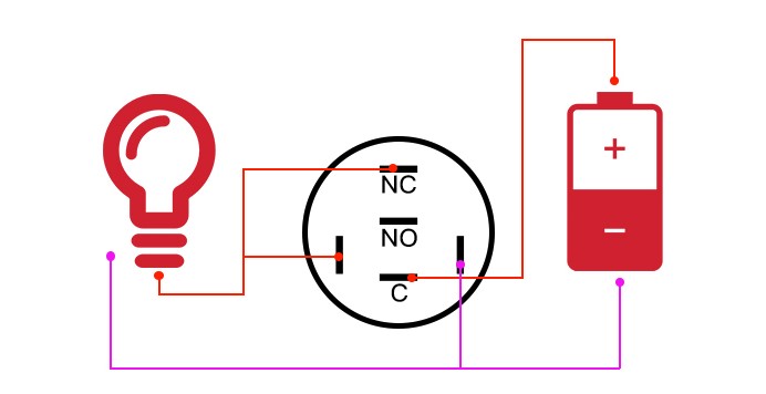 Push button switch wiring diagram 3