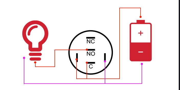 Push button switch wiring diagram 2