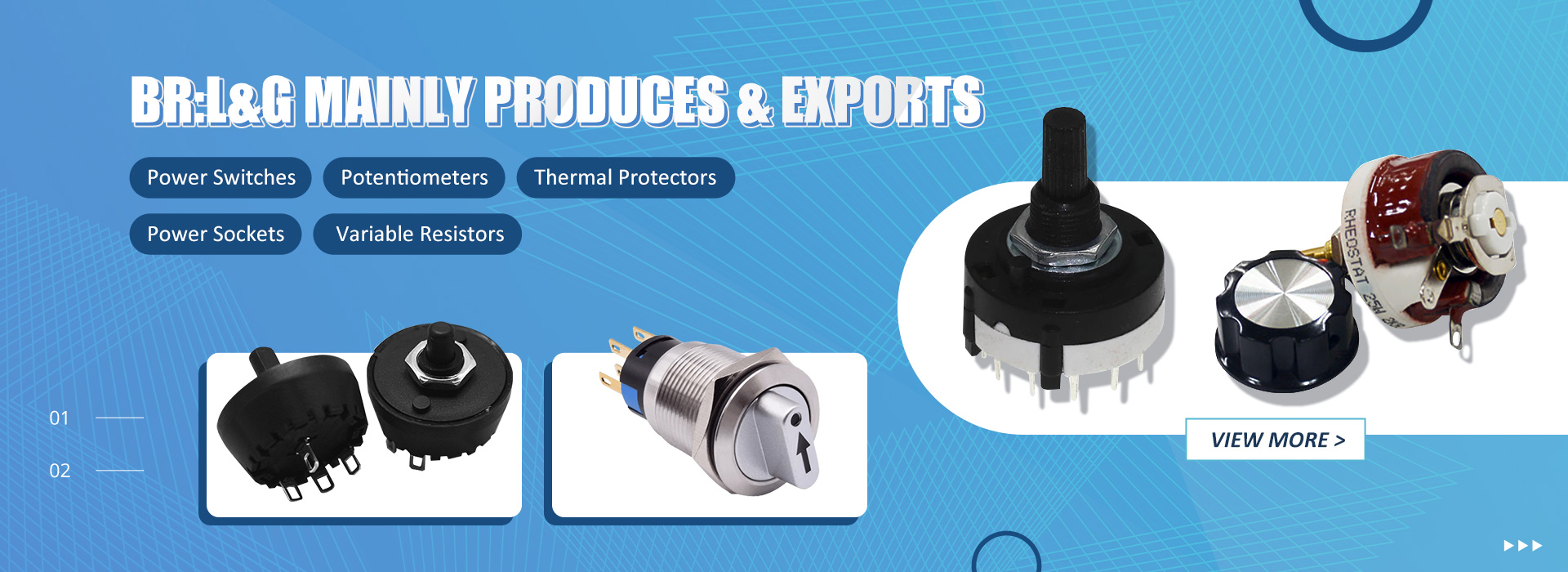 Variable Resistor,Rotary Encoder,Thermal Protector